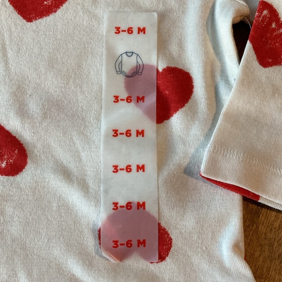 NEW Old Navy Baby Hearts & Lady Bug Onesie bundle 3-6 Months - Picture 7 of 15